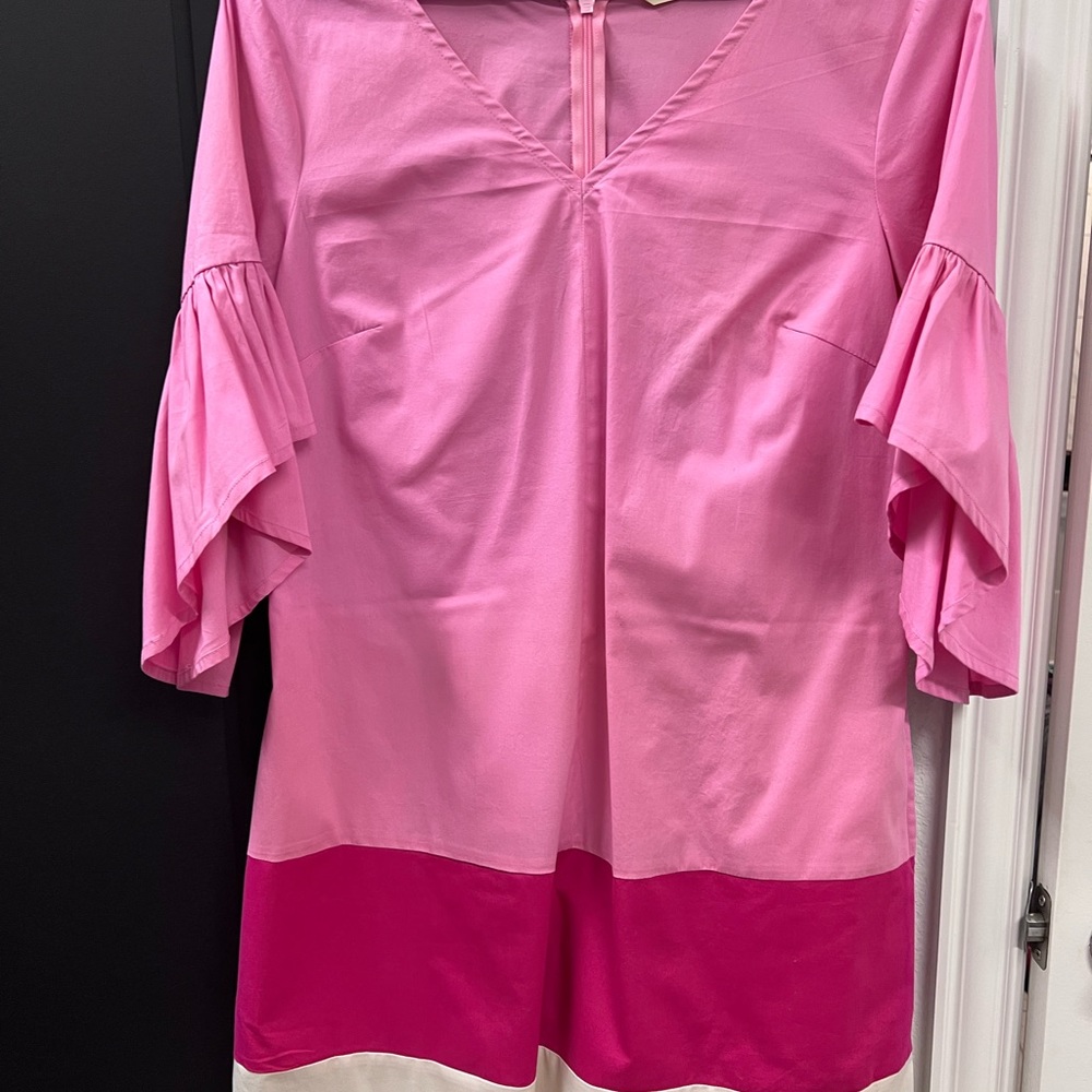 Pink and white